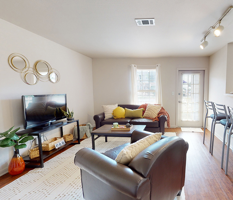 View of living room.