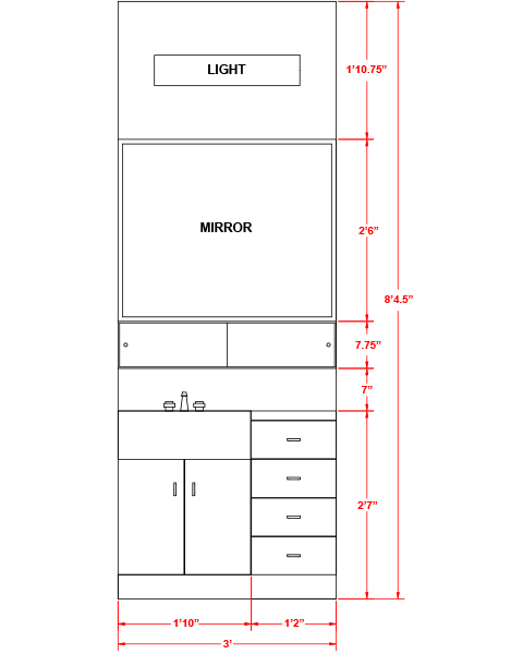 Sink Dimensions